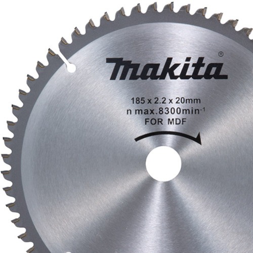 Disco de serra para madeira 185 x 20 mm com 60 dentes D-61466 Disco de serra para madeira 185 x 20 mm com 60 dentes D-61466