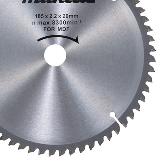 Disco de serra para madeira 185 x 20 mm com 60 dentes D-61466 Disco de serra para madeira 185 x 20 mm com 60 dentes D-61466