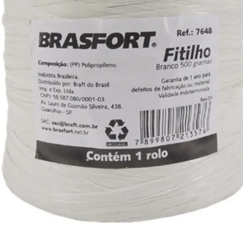 Fitilho branco para amarração 500g