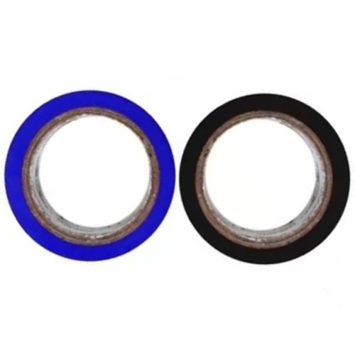 Kit com 6 fitas isolantes 5 m x 19 mm coloridas - 8387