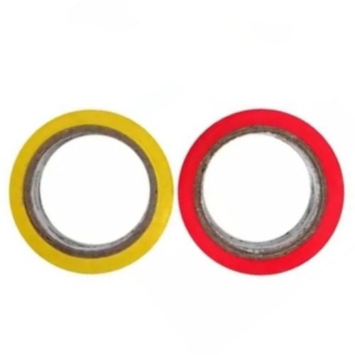 Kit com 6 fitas isolantes 5 m x 19 mm coloridas - 8387