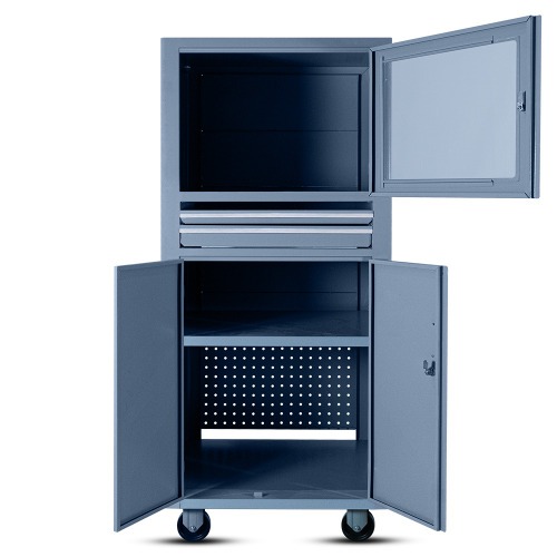 Rack fechado para computador com visor de acrlico - RLL-29 