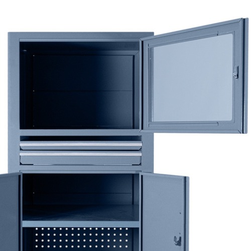 Rack fechado para computador com visor de acrlico - RLL-29 