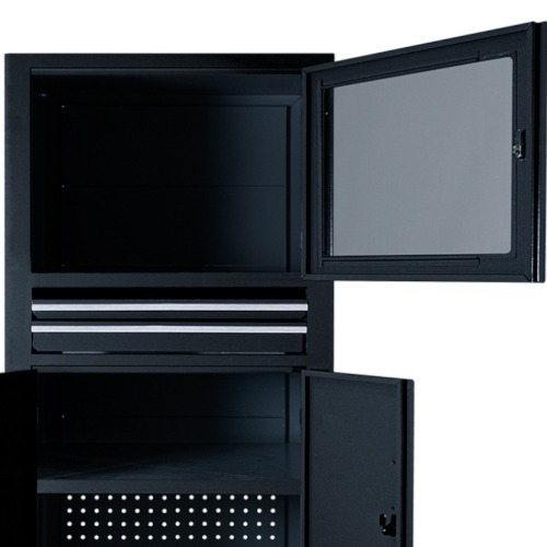 Rack fechado para computador com visor de acrílico - RLL-29P Rack fechado para computador com visor de acrílico - RLL-29P