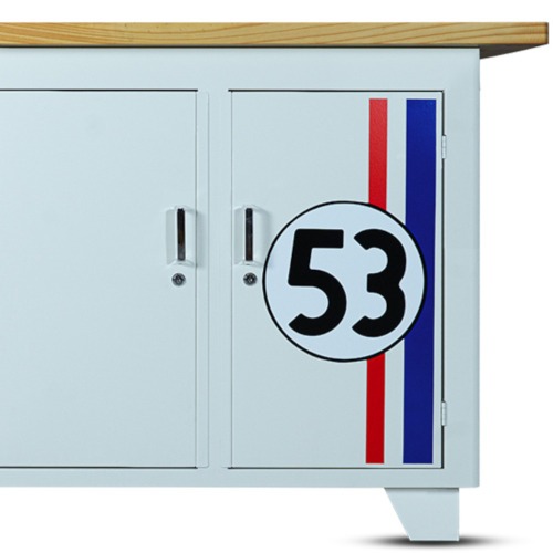 Bancada fechada com 3 portas Retr 53 - RLL-203