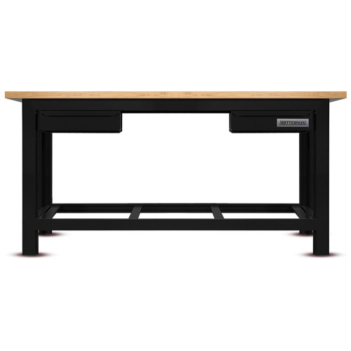 Bancada aberta com 02 gavetas e tampo de madeira pinus - RLL-210P Bancada aberta com 02 gavetas e tampo de madeira pinus - RLL-210P