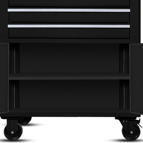 Carrinho para ferramentas com 3 gavetas e 2 portas  Carrinho para ferramentas com 3 gavetas e 2 portas