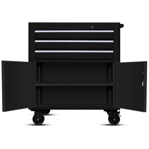 Carrinho para ferramentas com 3 gavetas e 2 portas  Carrinho para ferramentas com 3 gavetas e 2 portas
