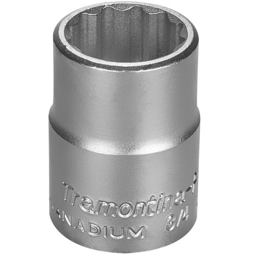 Soquete estriado 25 mm encaixe 3/4