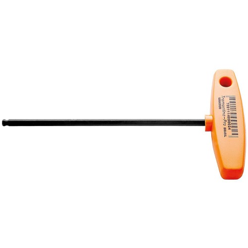 Chave allen abaulada cabo T 8 x 200 mm aço cromo vanádio Chave allen abaulada cabo T 8 x 200 mm aço cromo vanádio