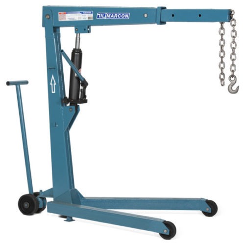 Guincho hidráulico capacidade 1T com rodagem de ferro e prolongador - MGH-1C                           Guincho hidráulico capacidade 1T com rodagem de ferro e prolongador - MGH-1C