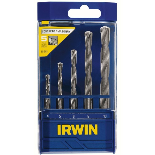 Jogo de broca de wdea 4 a 10 mm para concreto com 5 peas - 891503