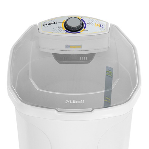 Lavadora de roupas semiautomtica 14kg branca  110V