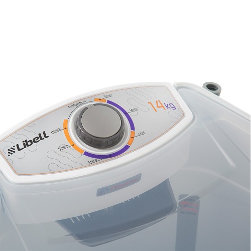 Lavadora de roupas semiautomtica 14kg branca  110V