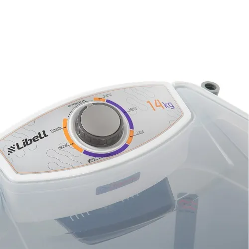 Lavadora de roupas semiautomática 14kg branca  220V