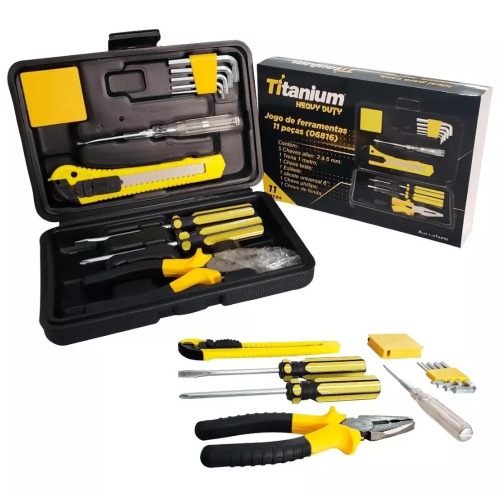 Jogo de ferramentas 11 peças com maleta - 06816 Jogo de ferramentas 11 peças com maleta - 06816