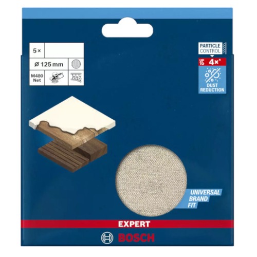 Disco de lixa para madeira 125 mm com 5 pe�as - M480