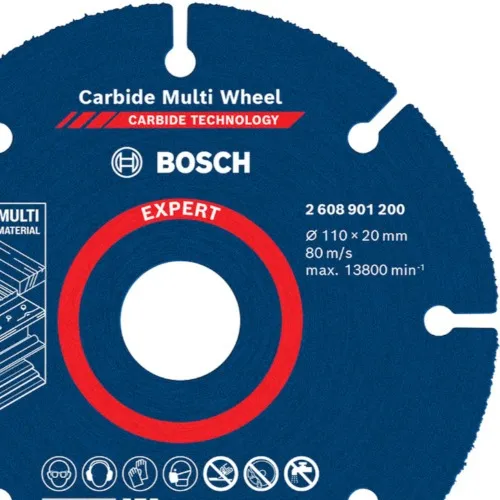 Disco de corte para madeira em tungstênio 110 x 20 mm - Carbide Multi Wheel