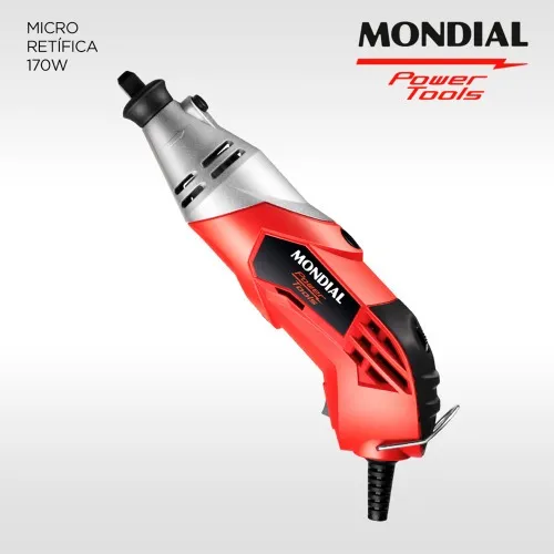 Kit Micro retífica 170 watts com 44 acessórios - FMR-01  220V