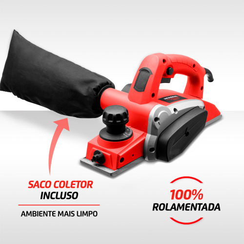 Plaina elétrica 700 watts corte por passada de 2 mm - FPL-02  110V Plaina elétrica 700 watts corte por passada de 2 mm - FPL-02  110V