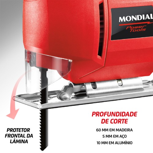 Serra tico tico 400 watts capacidade de corte 55 mm - FST-03 110V Serra tico tico 400 watts capacidade de corte 55 mm - FST-03 110V