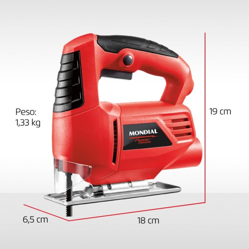Serra tico tico 400 watts capacidade de corte 55 mm - FST-03 110V Serra tico tico 400 watts capacidade de corte 55 mm - FST-03 110V