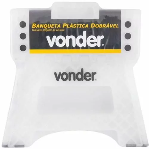 Banqueta dobrável de plástico 