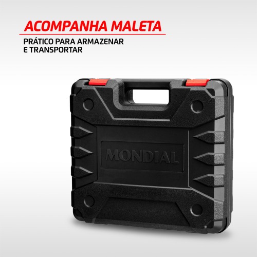 Furadeira Parafusadeira de Impacto 3/8