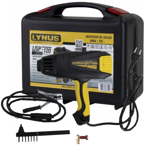 Inversora de solda 120A tipo pistola para eletrodo e TIG - LISP-120 Power  220V Inversora de solda 120A tipo pistola para eletrodo e TIG - LISP-120 Power  220V