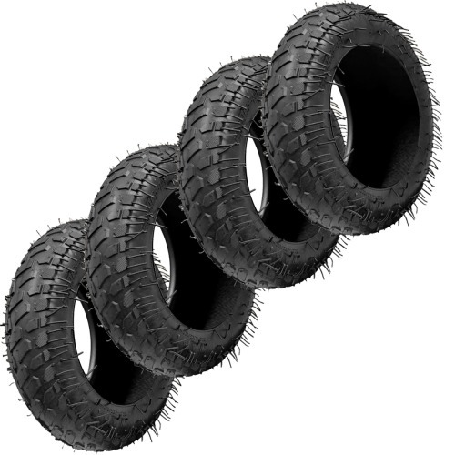 Kit 4 Pneus para carrinho de mo 2 lonas 3,25 x 8