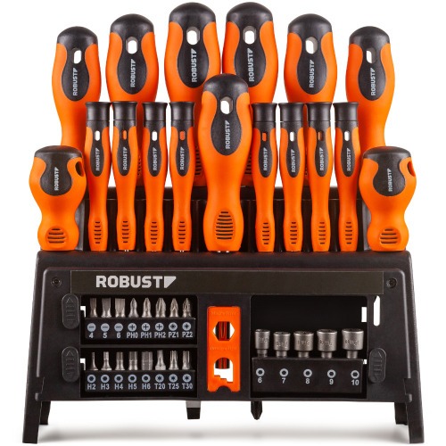 Jogo de Chaves de Fenda Bits e Soquetes 39 Peas