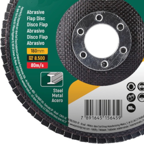Disco de lixa flap disc metal 7 Disco de lixa flap disc metal 7