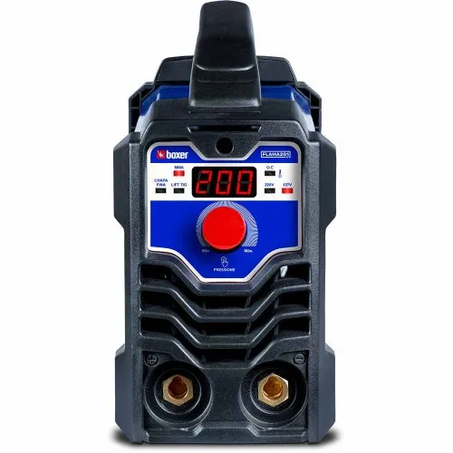 Inversora de solda 200A para eletrodo revestido e tig DC - FLAMA 201 BV  110V/220V