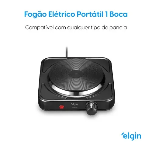 Fogão elétrico de mesa 1 prato 1.000 watts - Cook For You  220V