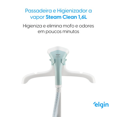 Passadeira a vapor e higienizador 1.350 watts - Steam Clean 110V Passadeira a vapor e higienizador 1.350 watts - Steam Clean 110V