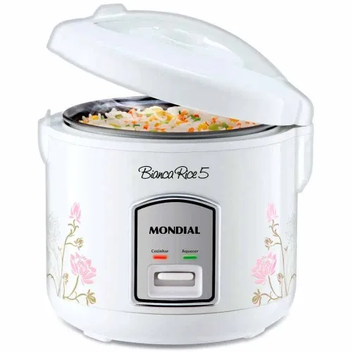 Kit Panela elétrica de arroz Bianca Rice NPE-05-5X + Espremedor de frutas 1,25L E-01  110V