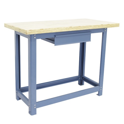 Bancada desmontvel tampo compensado pinus 1100 x 600 x 40 mm c/ 1gaveta - NB-1