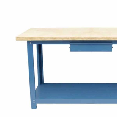 Bancada desmont�vel tampo compensado pinus 1500 x 600 x 40 mm com 1 gaveta - NB-10