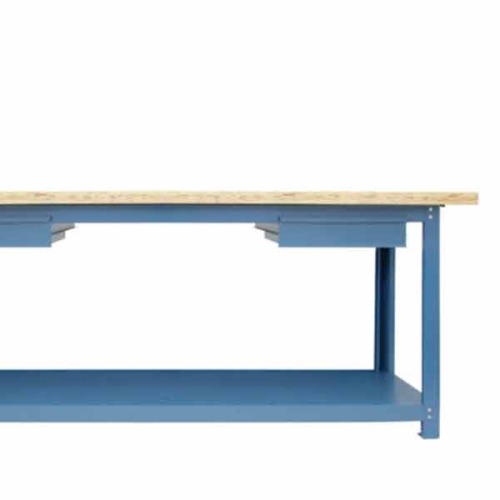 Bancada desmontvel tampo compensado pinus 2000 x 800 x 40 mm c/ 2gavetas - NB-12