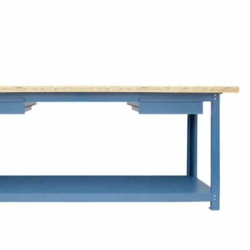 Bancada desmontvel tampo compensado pinus 2000 x 800 x 40 mm c/ 2gavetas - NB-12