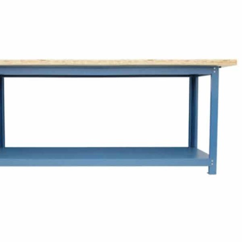 Bancada desmont�vel tampo compensado pinus 2000 x 600 x 40 mm tampo inferior chapa