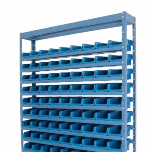 Estante met�lica com 108 gavetas n�3 azul  - NE108/3A