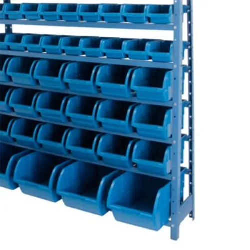 Estante metálica com 49 gavetas medidas diversas azul - NE49A