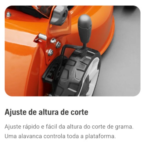 Cortador de grama a gasolina 3,6 Hp corte 51cm com recolhedor e tração - LC 151S Cortador de grama a gasolina 3,6 Hp corte 51cm com recolhedor e tração - LC 151S