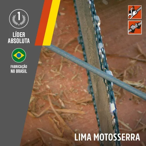 Jogo de lima para motosserra 13/64
