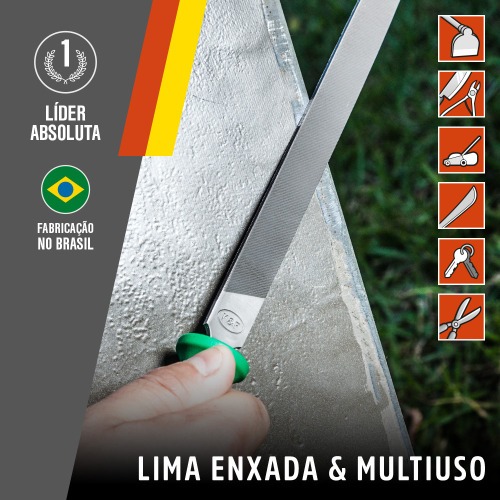 Jogo de lima para motosserra 13/64