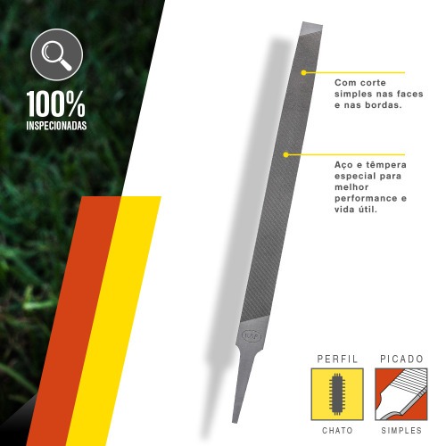 Jogo de lima para motosserra 13/64