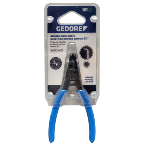 Alicate bico curvo para anéis internos 7 Alicate bico curvo para anéis internos 7