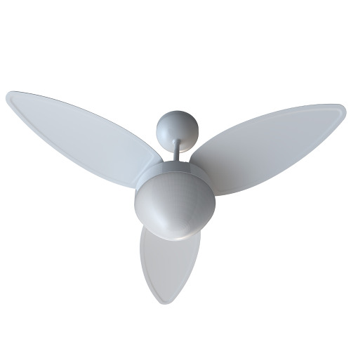 Ventilador de teto 3 ps Inverter com controle remoto branco - Aires  110V/220V