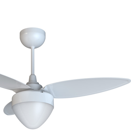 Ventilador de teto 3 ps Inverter com controle remoto branco - Aires  110V/220V